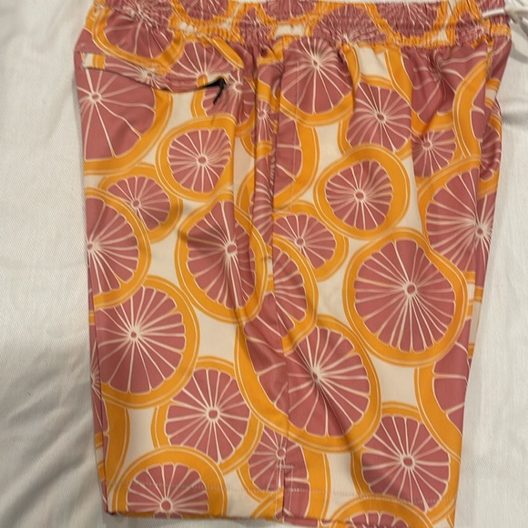 B0807 Sovereign CODE Trunks Orange Pink Board Shorts grape Fruit Slices LARGE - Picture 6 of 7